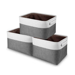 Load image into Gallery viewer, Storage Baskets, 3-Pack, Light Grey/White
