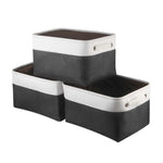 Load image into Gallery viewer, Storage Baskets, 3-Pack, Dark Grey/White
