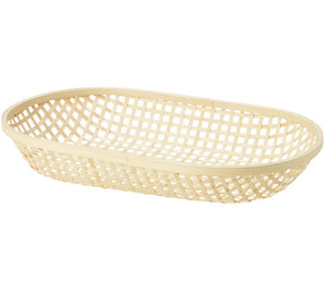 Oval Bamboo Serving Basket