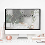 Load image into Gallery viewer, Printable Wall Art and Wallpaper Bundle (Affirmation Wall Art and 2022 Calendar Desktop Wallpaper)
