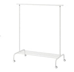 Load image into Gallery viewer, Clothing Rack with castors, White

