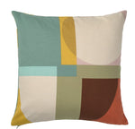 Load image into Gallery viewer, Multi-coloured Abstract Cotton Throw Pillow with Insert, 20x20&quot;
