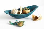 Load image into Gallery viewer, Turquoise Shell Ceramic Tray
