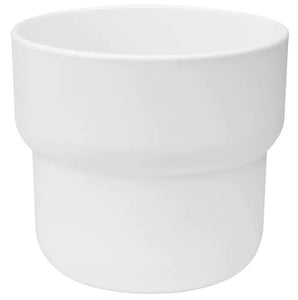 White plant pot